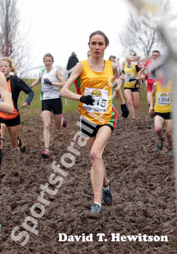 Rosie Smith (North East) during the McCain World Cross Country Trials and Inter Counties.